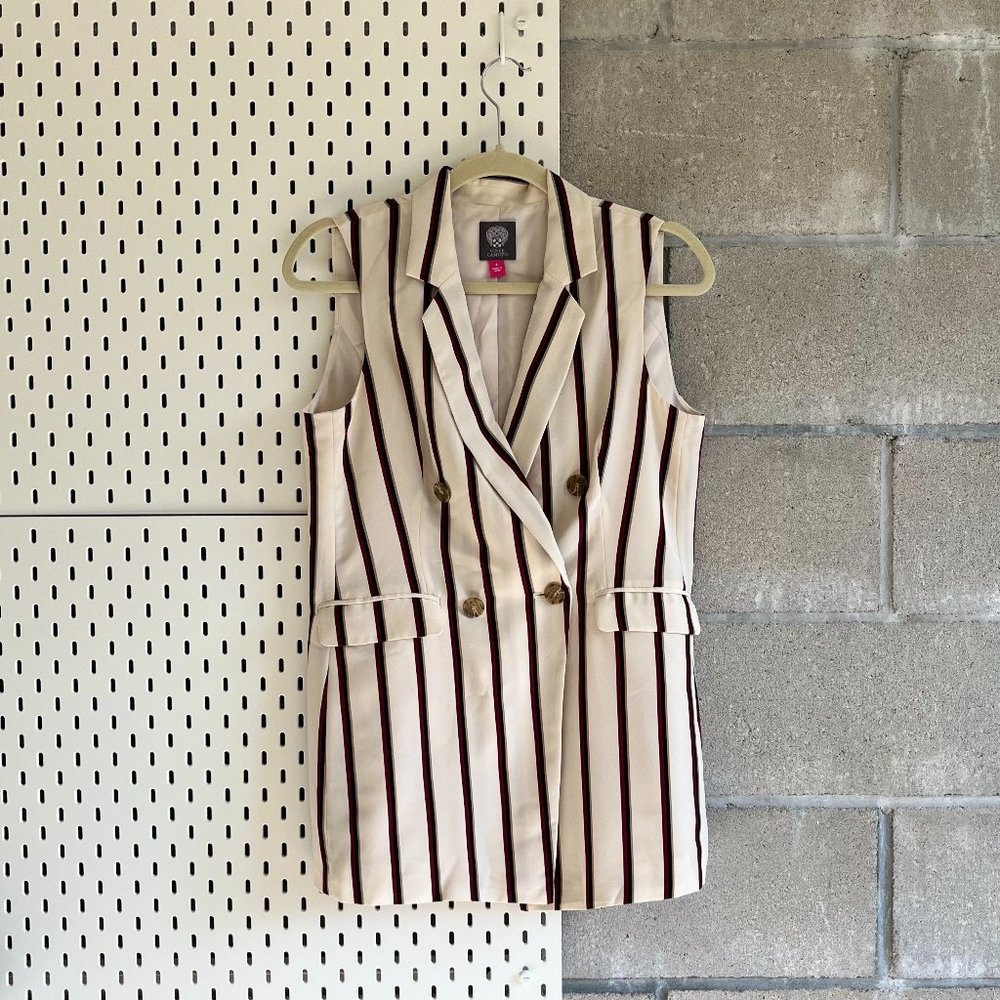 Vince Camuto Sleeveless Tuxedo Vest